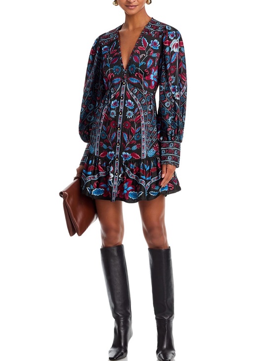 FARM Rio Dresses & Skirts - FARM Rio Marcelle Long Sleeve Dress